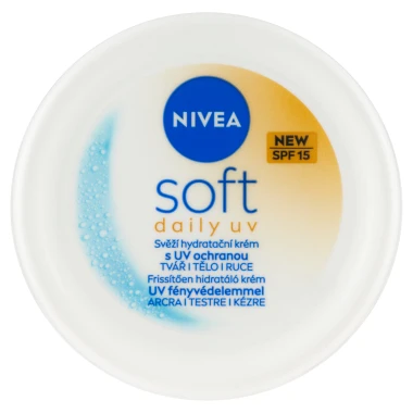 Nivea Soft Svěží hydratační krém s UV ochranou OF 15 100 ml