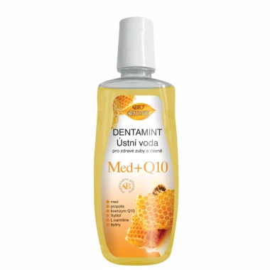 Bione Dentamint Ústní voda med + propolis + Q10 500 ml