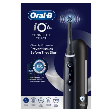 Oral-B iO 6N Černý elektrický zubní kartáček