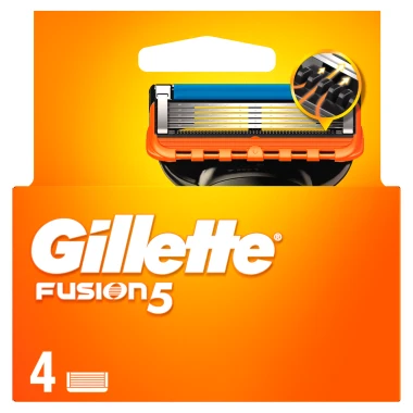 Gillette Fusion5 Náhradní holicí hlavice pro muže 4 ks