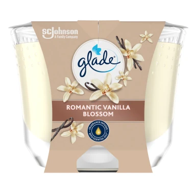 Glade svíčka Decor Romantic Vanilla Blossom 70 g