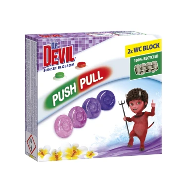 Dr. DEVIL WC Push pull gel Sunset Blossom 2 x 20 g