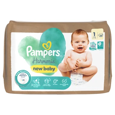 Pampers Harmonie, vel. 1, 35 ks