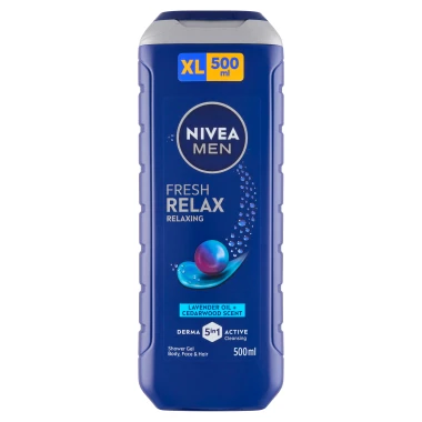 Nivea Men Fresh Relax sprchový gel 500ml