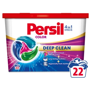 Persil Discs 4in1 Deep Clean Color kapsle na barevné prádlo 22 PD