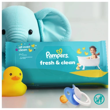 Pampers Fresh Clean dětské čisticí ubrousky 624 ks