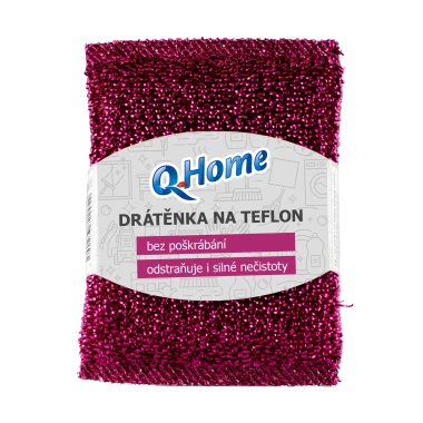 Q-Home drátěnka na teflon, mix variant, 1 ks