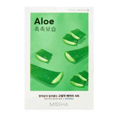 MISSHA Airy Fit Aloe Pleťová maska 1 ks