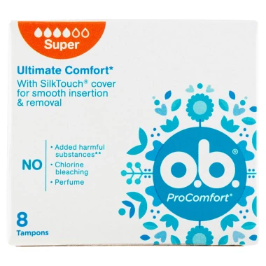 O.B. ProComfort Super Tampony 8 ks