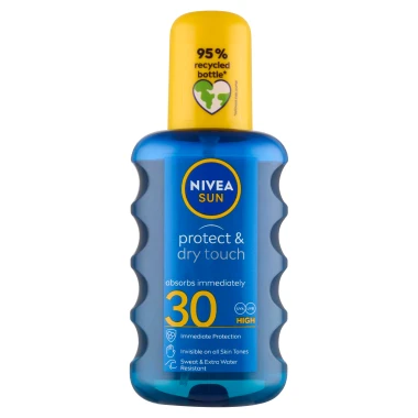 Nivea Sun Protect & Dry Touch neviditelný sprej na opalování OF 30 200 ml