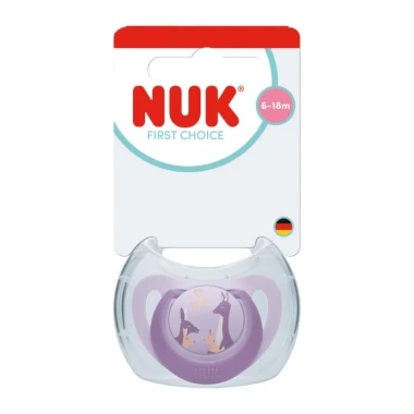 NUK Dudlík First Choice 6-18m - mix barev 1 ks