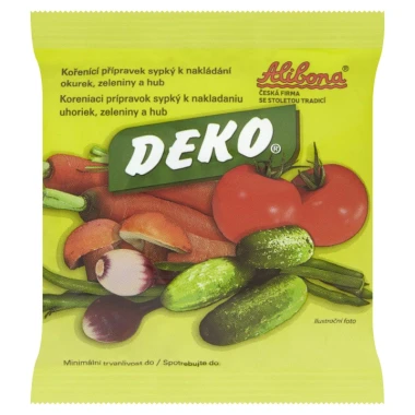 Alibona Deko Kořenící přípravek sypký k nakládání okurek, zeleniny a hub 100g