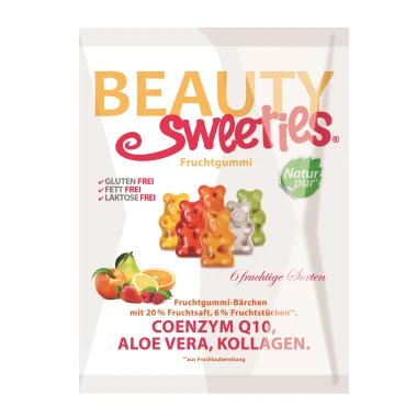 BeautySweeties ovocní želé medvídci 125 g