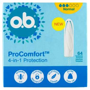 O.B. ProComfort Normal tampony 64 ks