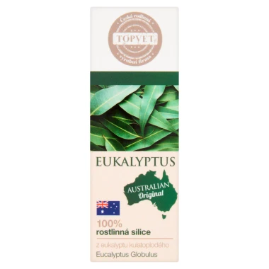 Topvet 100% rostlinná silice z eukalyptu kulatoplodého 10ml