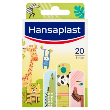 Hansaplast Dětské náplasti s různými motivy zvířátek 20 ks