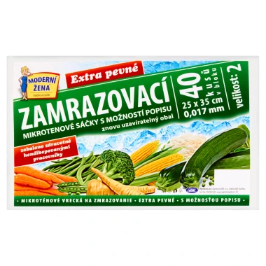 Zamrazovací mikroténové sáčky 25x35cm 40 ks