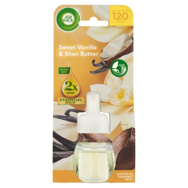 Air Wick Tekutá náplň do elektrického přístroje vanilka a bambucké máslo 19ml
