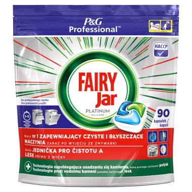 Jar Professional Platinum All-in-One Kapsle do myčky nádobí 90 ks
