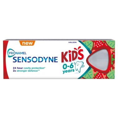 Sensodyne Pronamel Kids Zubní pasta s fluoridem a jahodovou příchutí 50 ml