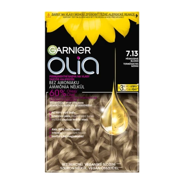 Garnier Olia permanentní barva na vlasy 7.13 přirozená blond