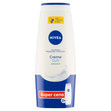 Nivea Creme Soft Pečující sprchový gel 2 x 500ml