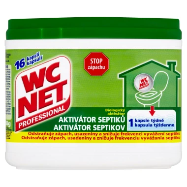 WC Net Professional Aktivátor septiků 16 ks
