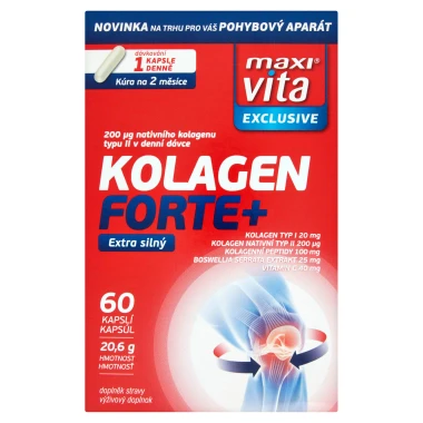 Maxi Vita Exclusive Kolagen forte+ extra silný 60 kapslí 20,6g