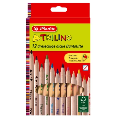 Pastelky trojh.,přírod,silné(12ks/bli)