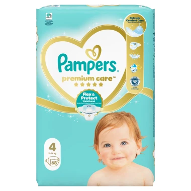 Pampers Premium Care, vel. 4, 68 ks