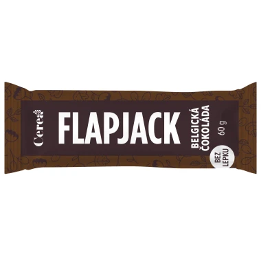 Cerea FLAPJACK belgická čokoláda 60g