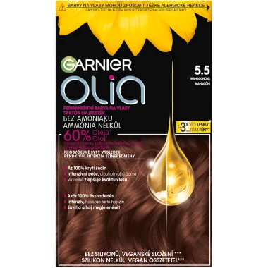 Garnier Olia permanentní barva na vlasy 5.5 Mahagonově světlý kaštan