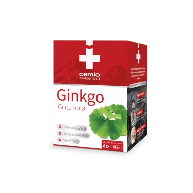 Cemio Ginkgo 40 mg Gotu kola 30+30 tablet