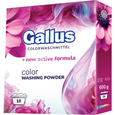 GALLUS Prací prášek BOX na barevné prádlo 10 PD