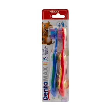 DentaMax Kids Dětský zubní kartáček měkký mix barevných variant