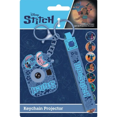 Lilo & Stitch klíčenka s projektorem 1 ks