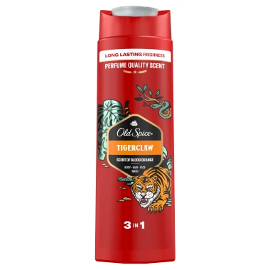Old Spice Tigerclaw Sprchový gel pro muže 3 v 1 400 ml