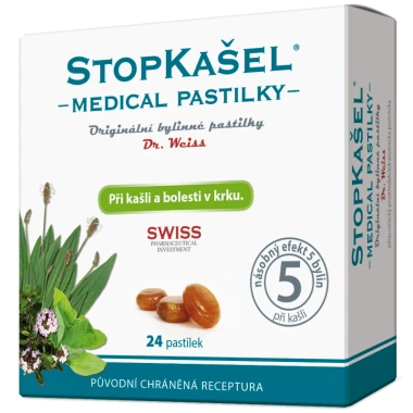 STOPKAŠEL Medical pastilky 24 ks