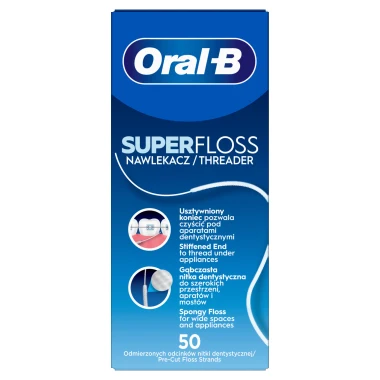 Oral-B Superfloss Zubní nit 50 ks