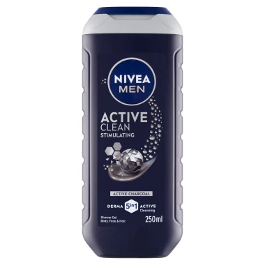 Nivea Men Active Clean 5 v 1 Sprchový gel 250 ml