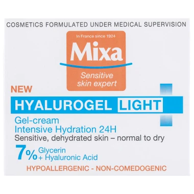 MIXA Hyalurogel Light hydratační péče , 50ml
