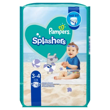 Pampers Splashers Baby Shark 3 Plenkové kalhotky do vody 12 ks