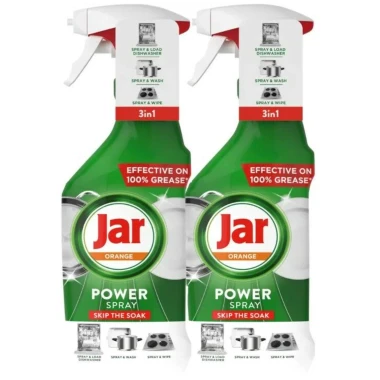 Jar Power Spray 3v1 sprej na nádobí Orange 2 x 500 ml