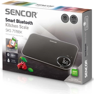 Sencor SKS 7178BK chytrá kuchyňská váha