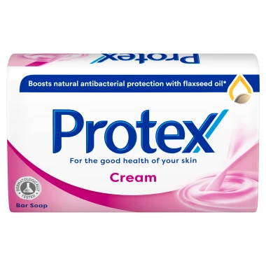 Protex Cream Tuhé mýdlo s přirozenou antibakteriální ochranou 90 g