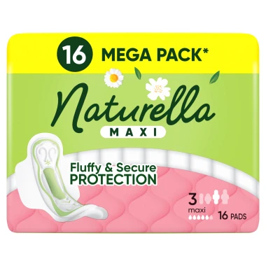 Naturella Maxi Hygienické vložky s křidélky, velikost 3, 16 ks