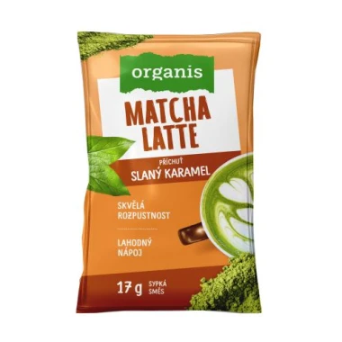 Organis Matcha latte slaný karamel 17 g