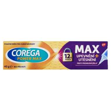 Corega Fixační krém Max Upevnění + Utěsnění pro pevnou fixaci zubní náhrady 40 g