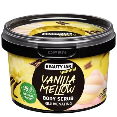 BEAUTY JAR Yummy Vanilla Mellow tělový peeling 360 g