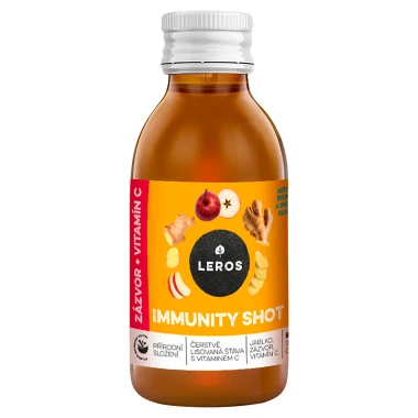 Leros Immunity shot zázvor + vitamín C 150ml